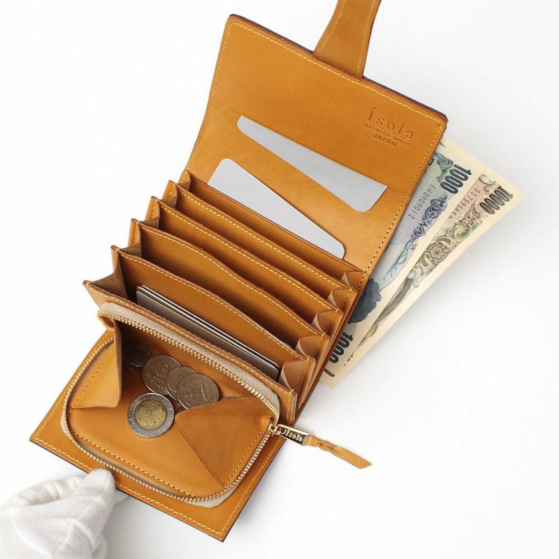 CAPRI カーリ2 コロコロ財布 1208 | isola