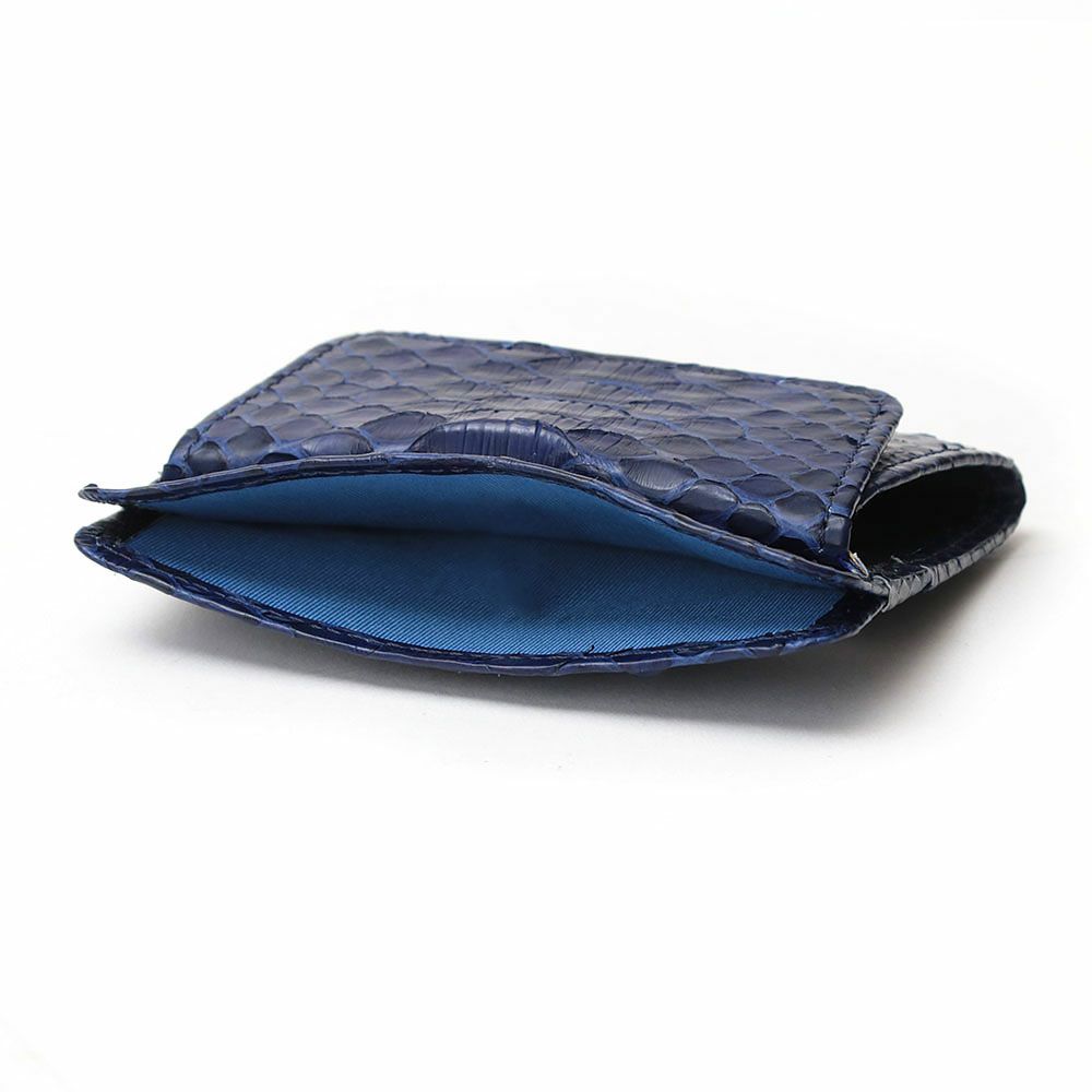 財布_イスキア_薄札入れ_藍_パイソン_内側