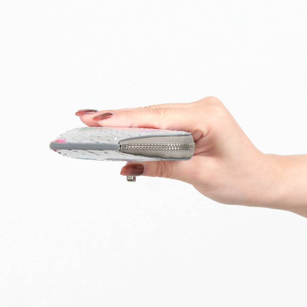 ラミナフィオーレ＿サンタフェ＿パイソン＿蛇革＿薄型長財布＿フラグメント＿サイド