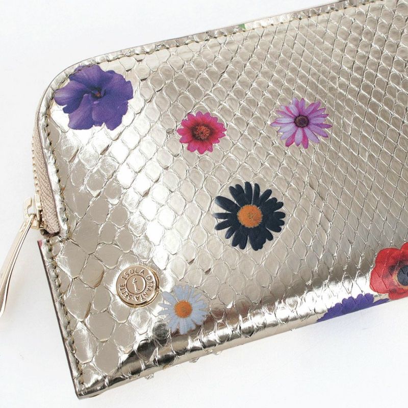 ラミナフィオーレ＿サンタフェ＿パイソン＿蛇革＿薄型長財布＿フラグメント＿革