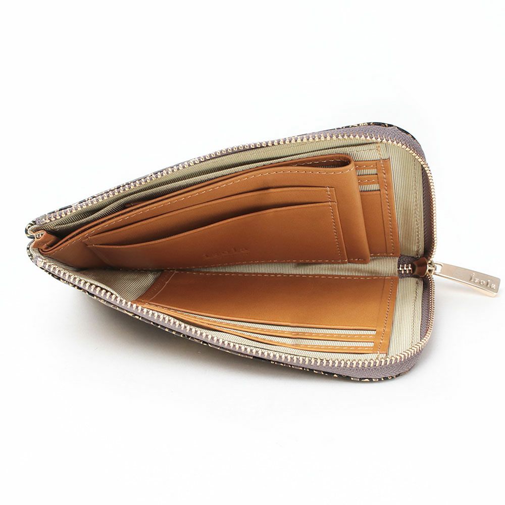 モロッコ＿L字ファスナー中＿コンパクト財布＿ミニ財布＿本革＿ラム革＿ミコノス＿中身