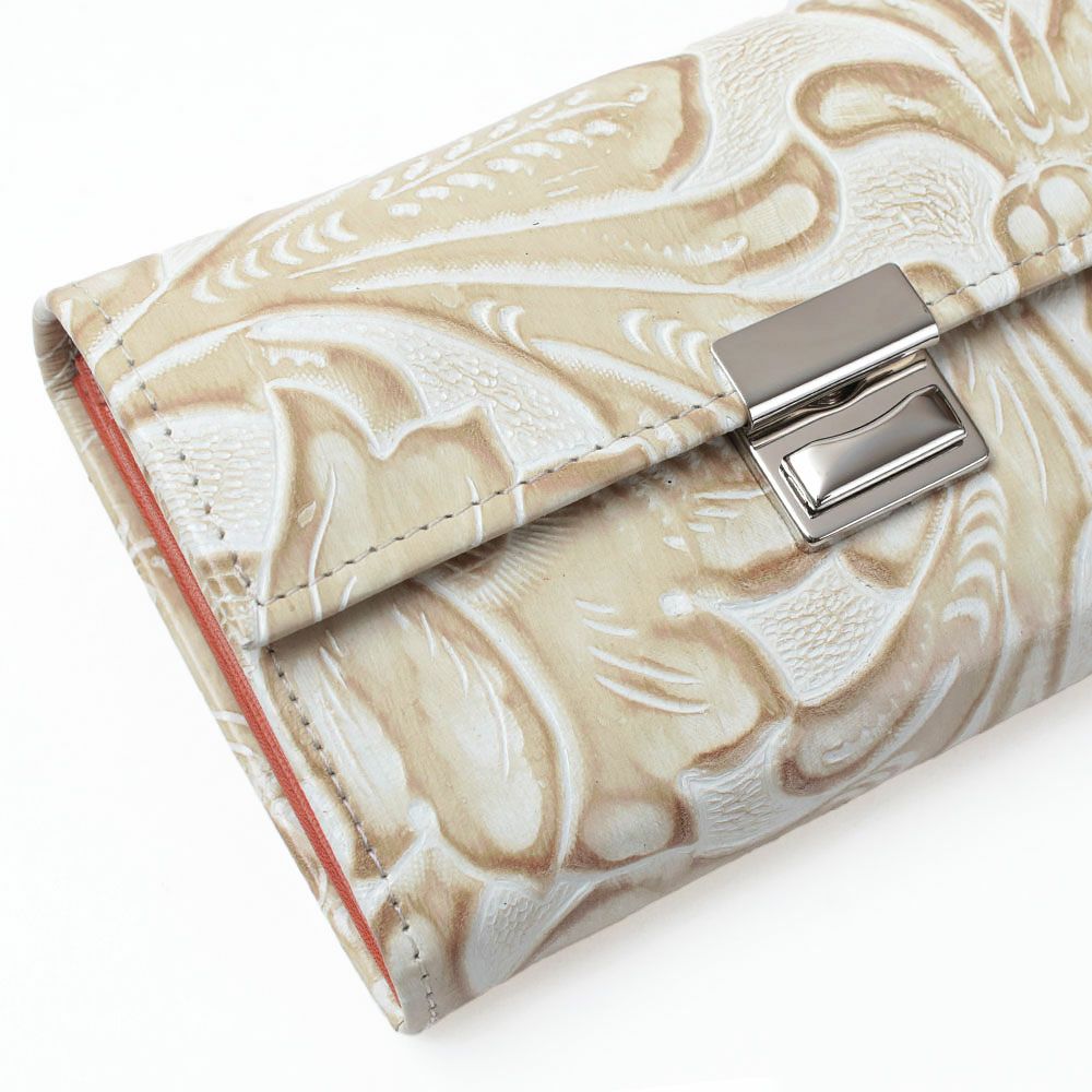 サングリア＿コルシカ＿三段錠小＿型押し＿革