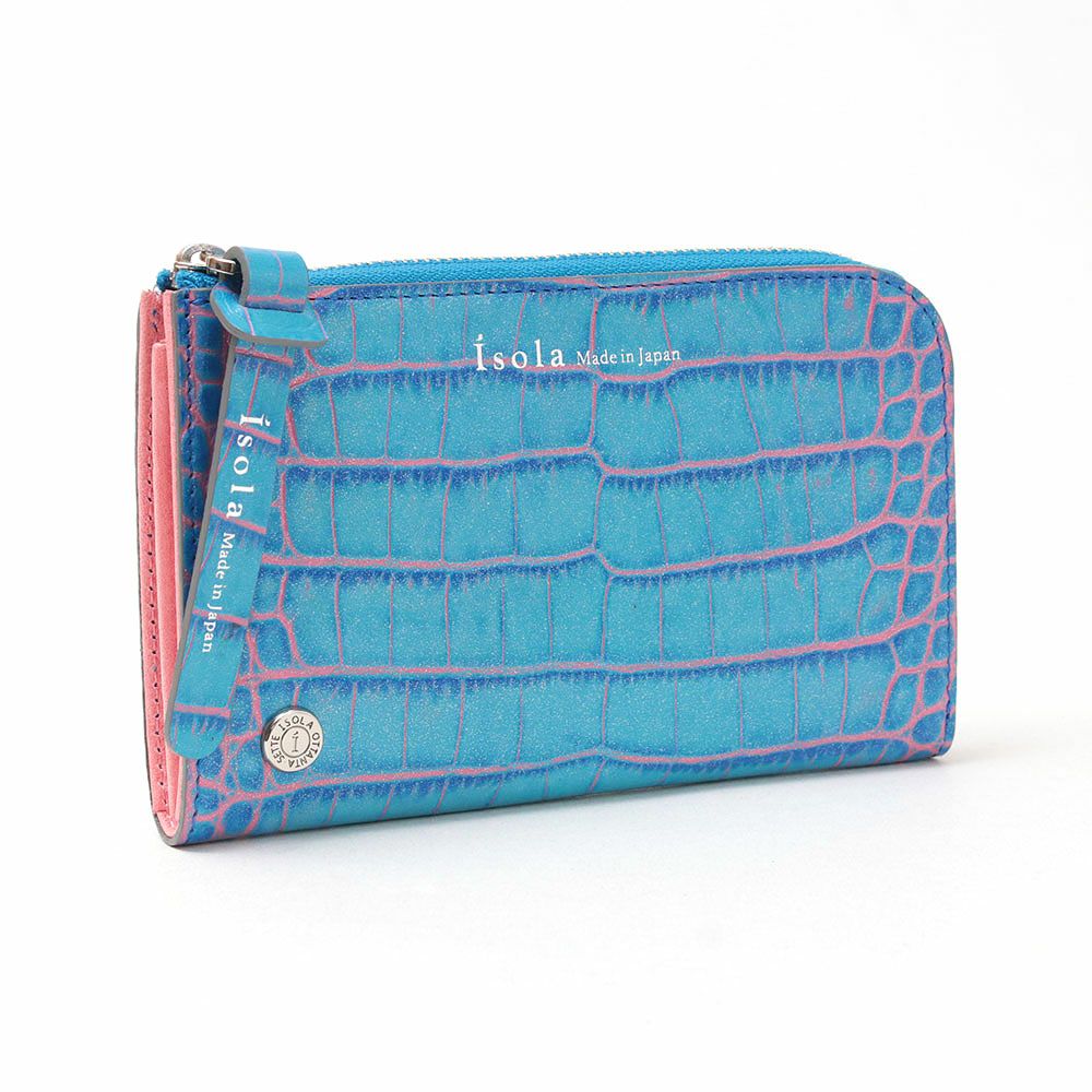 カーリ2＿マチ付きL字ファスナー中＿コンパクト財布＿ミニ財布＿クレタ＿正面