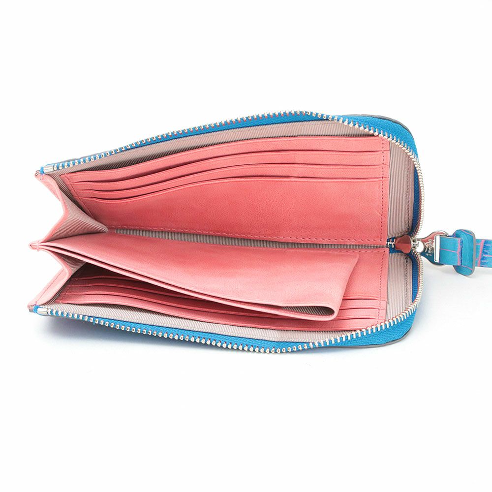 カーリ2＿マチ付きL字ファスナー中＿コンパクト財布＿ミニ財布＿クレタ＿中身