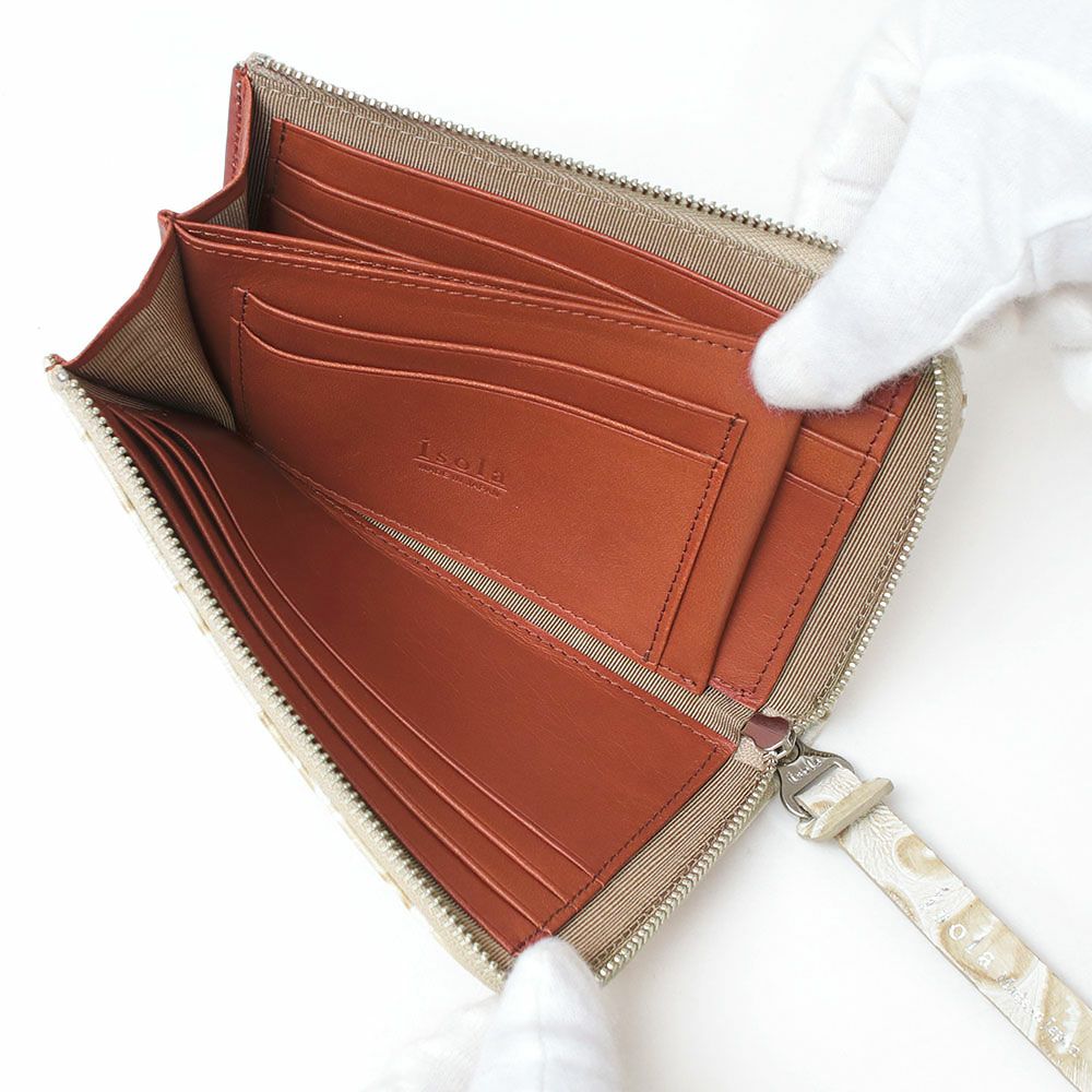 サングリア＿L字ファスナー中＿クレタ＿コンパクト財布＿内側