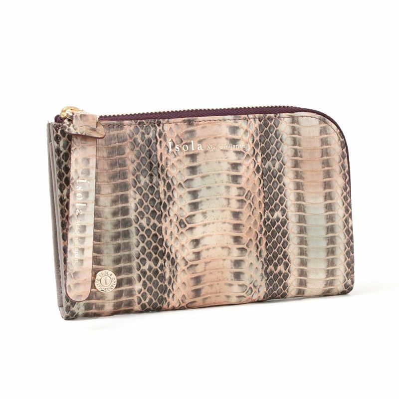 ラディアータ＿マチ付きL字ファスナー中＿コンパクト財布＿クレタ＿正面