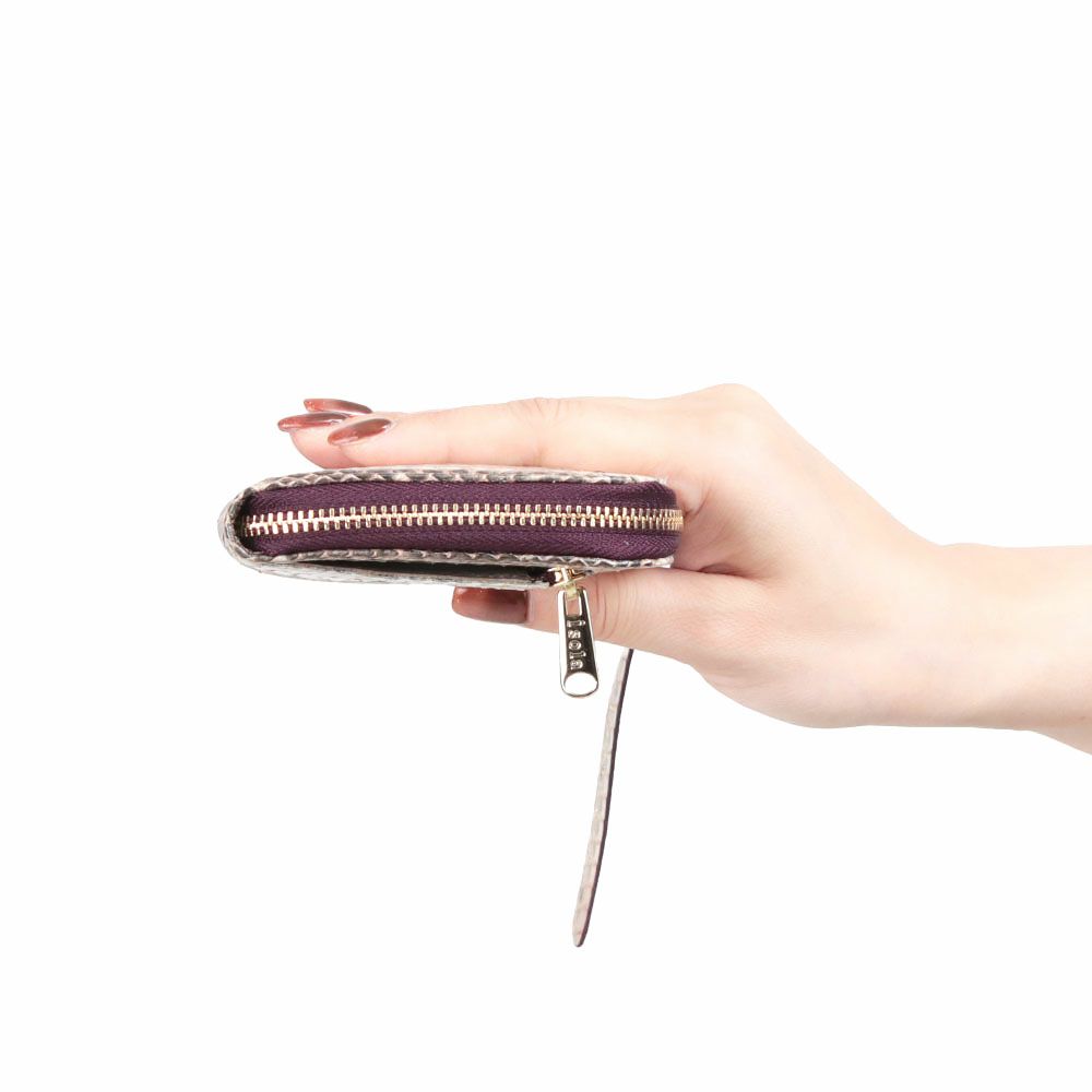 ラディアータ＿マチ付きL字ファスナー中＿コンパクト財布＿クレタ＿サイド