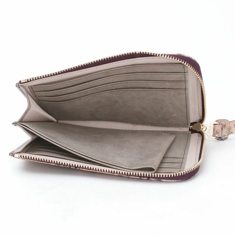 ラディアータ＿マチ付きL字ファスナー中＿コンパクト財布＿クレタ＿内側