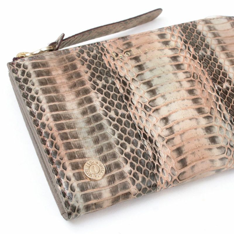 ラディアータ＿マチ付きL字ファスナー中＿コンパクト財布＿クレタ＿革