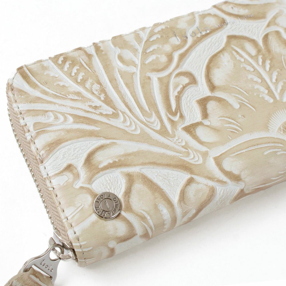 サングリア＿ラウンドファスナー＿サリーナ＿長財布＿スリム長財布＿革