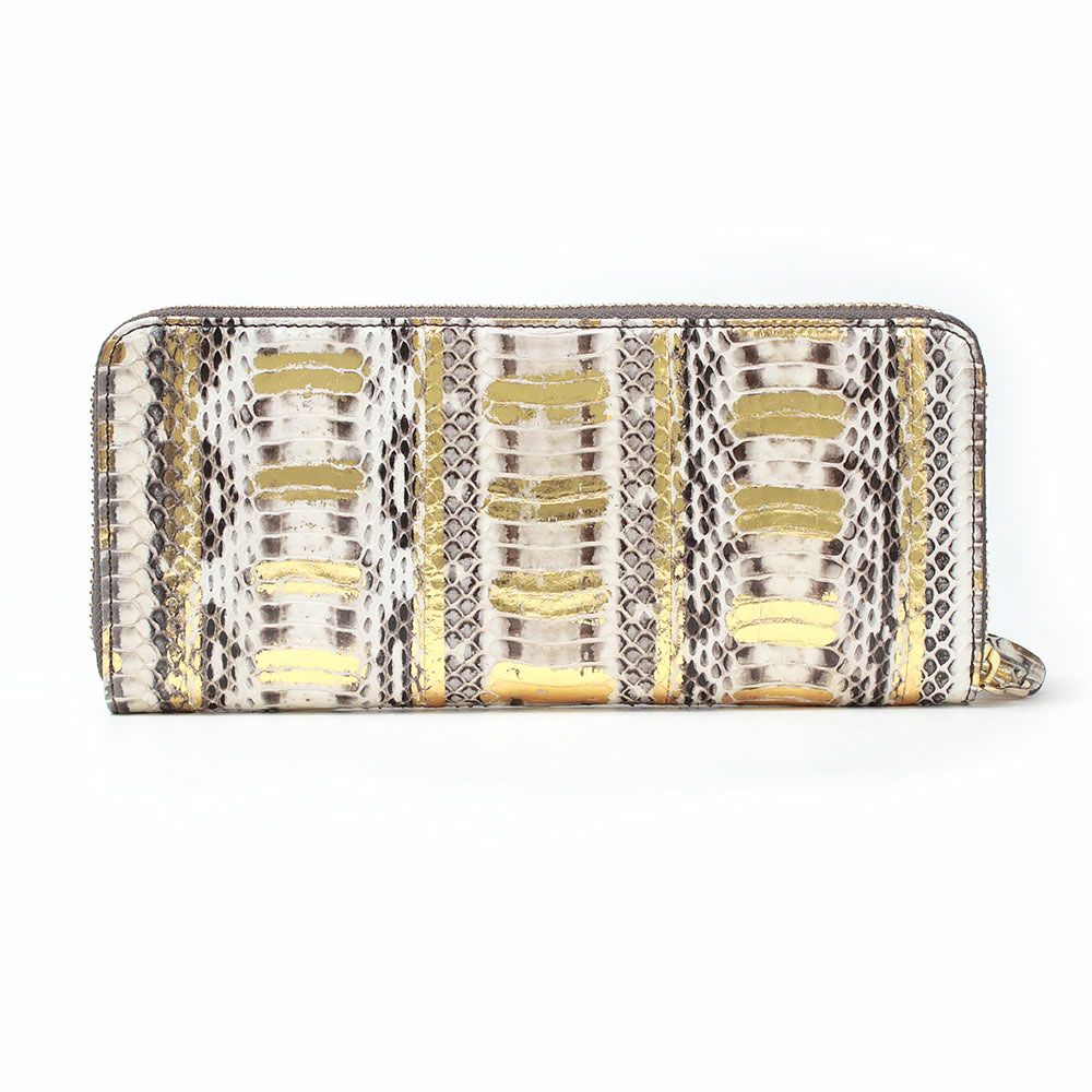 ラディアータ＿スリムラウンドファスナー＿長財布＿サリーナ＿パイソン＿背面