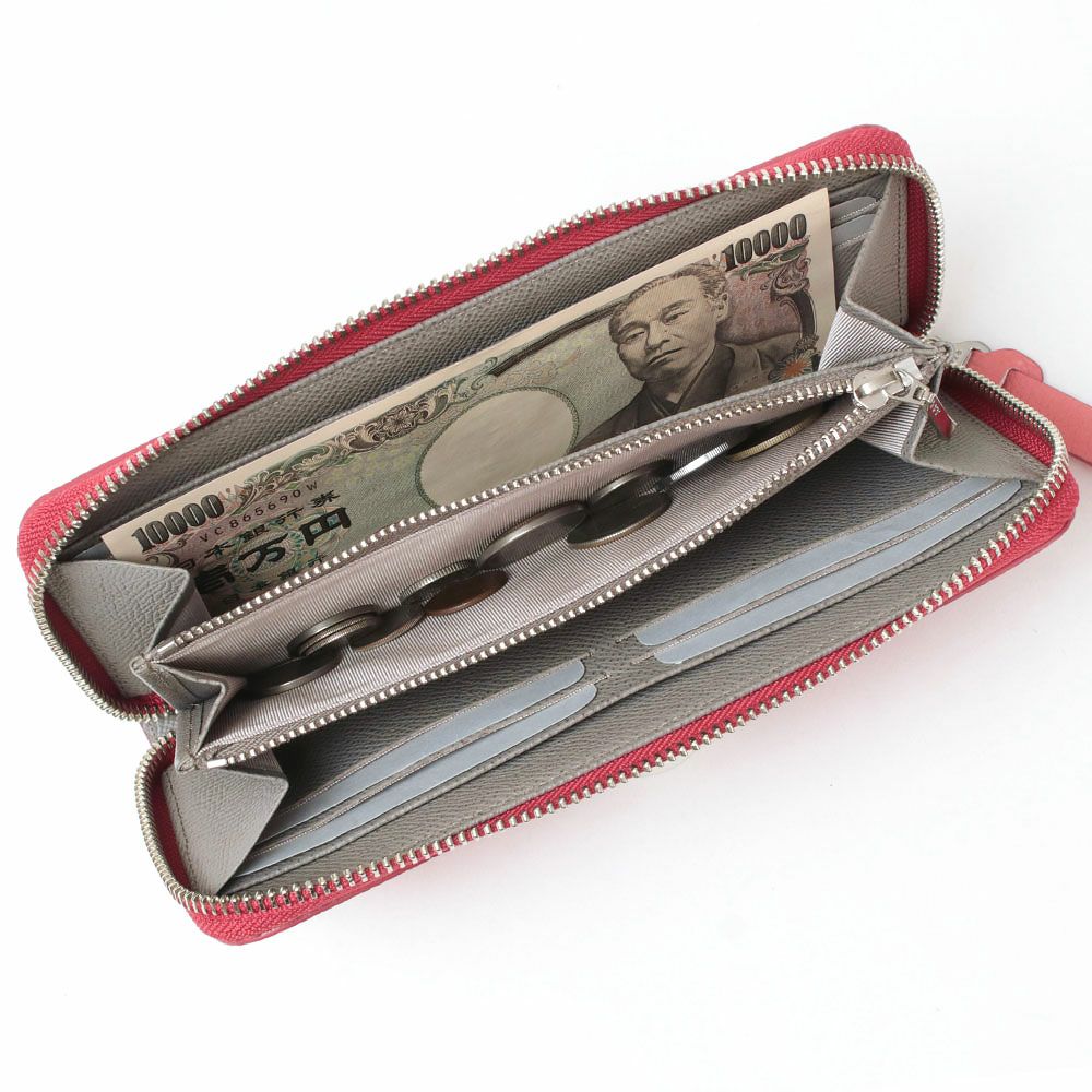 モーツァルト＿スリムラウンドファスナー＿サリーナ＿長財布＿中身