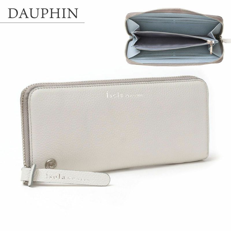 モーツァルト＿スリムラウンドファスナー＿サリーナ＿長財布＿オフホワイト＿ドーフィン