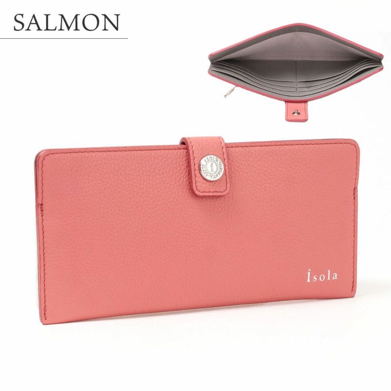 モーツァルト＿スリムウォレット＿メノルカ＿薄型長財布＿ピンク＿サーモン