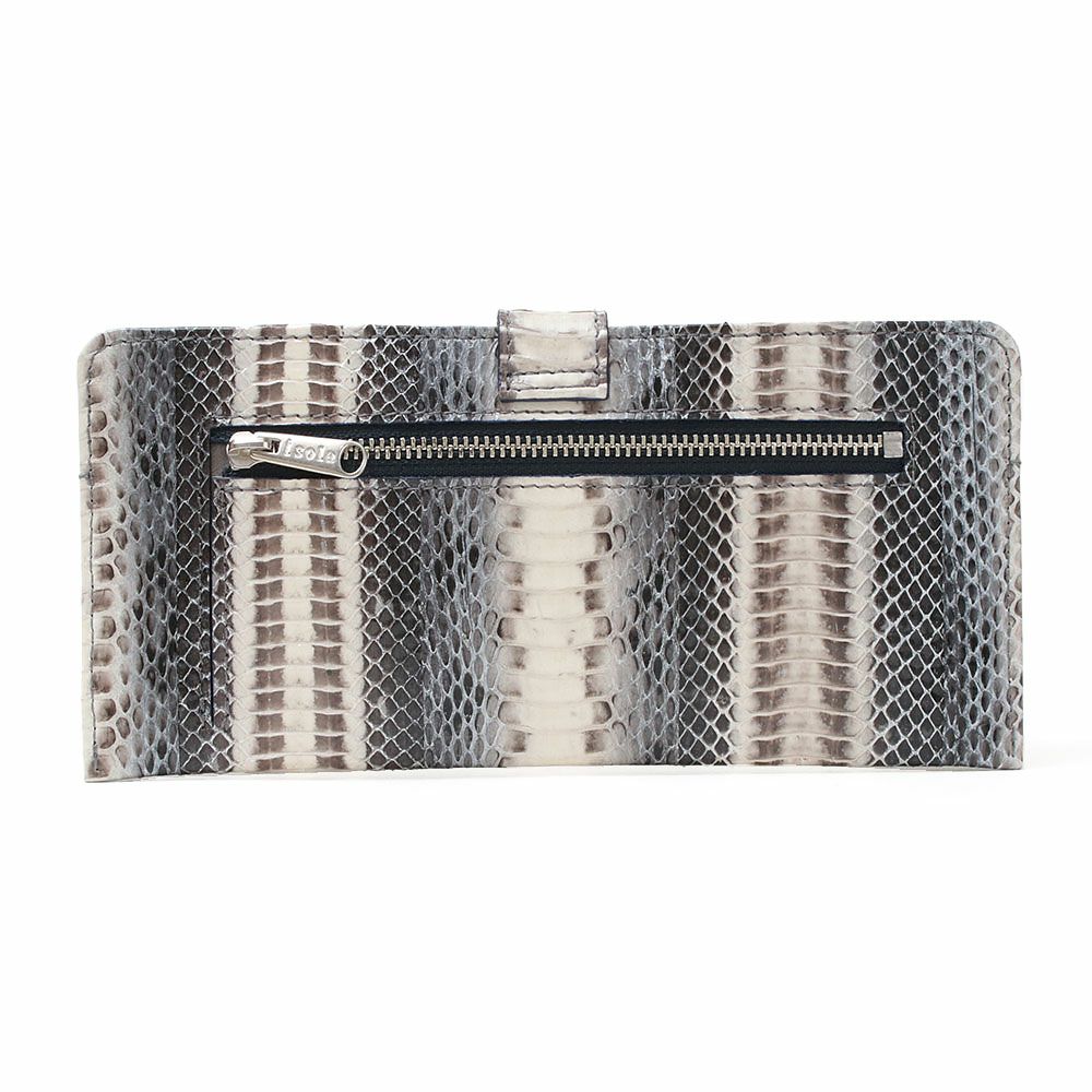 ラディアータ＿スリムウォレット＿スマートウォレット＿薄型長財布＿コンパクト長財布＿蛇革＿メノルカ＿背面