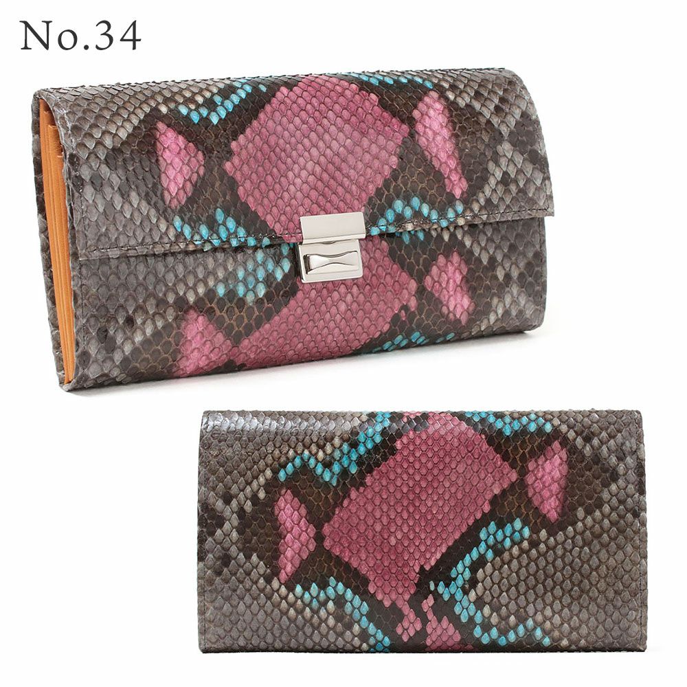 単品＿マルタ＿三段錠＿ギャルソン＿パイソン＿NO.34