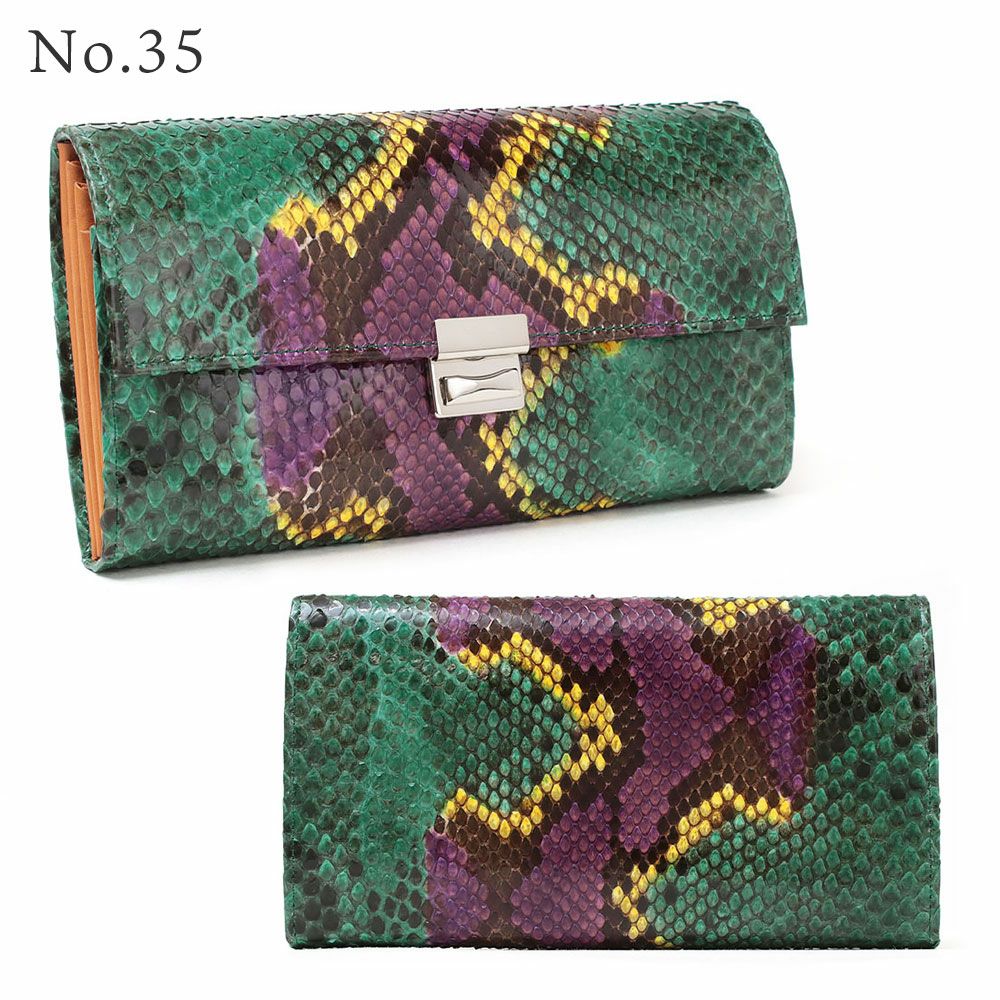 単品＿マルタ＿三段錠＿ギャルソン＿パイソン＿NO.35