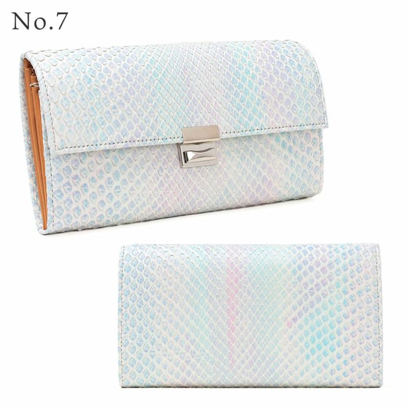 単品＿マルタ＿三段錠＿ギャルソン＿パイソンレザー＿NO.7