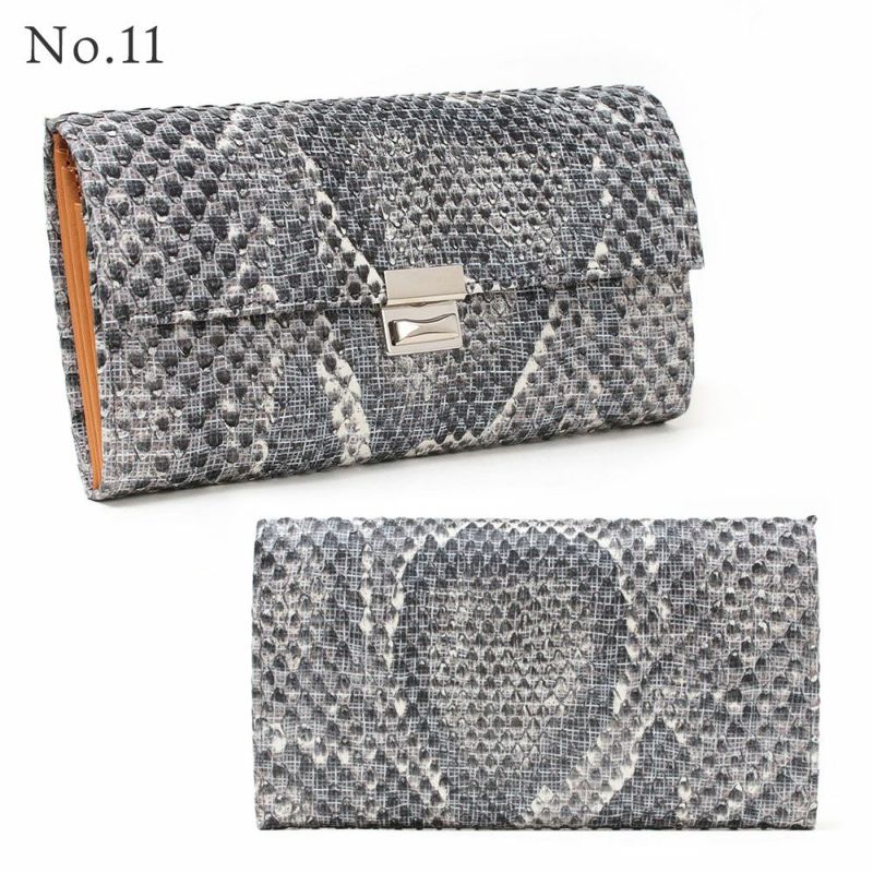 単品＿マルタ＿三段錠＿ギャルソン＿パイソンレザー＿NO.11