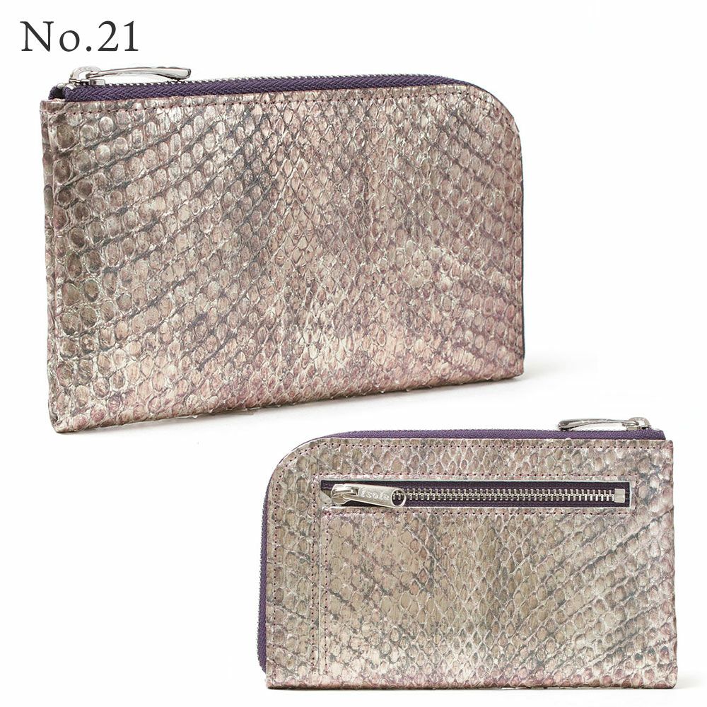 単品＿限定＿ミコノス＿L字ファスナー中＿コンパクト財布＿パイソン＿蛇＿バリエーション