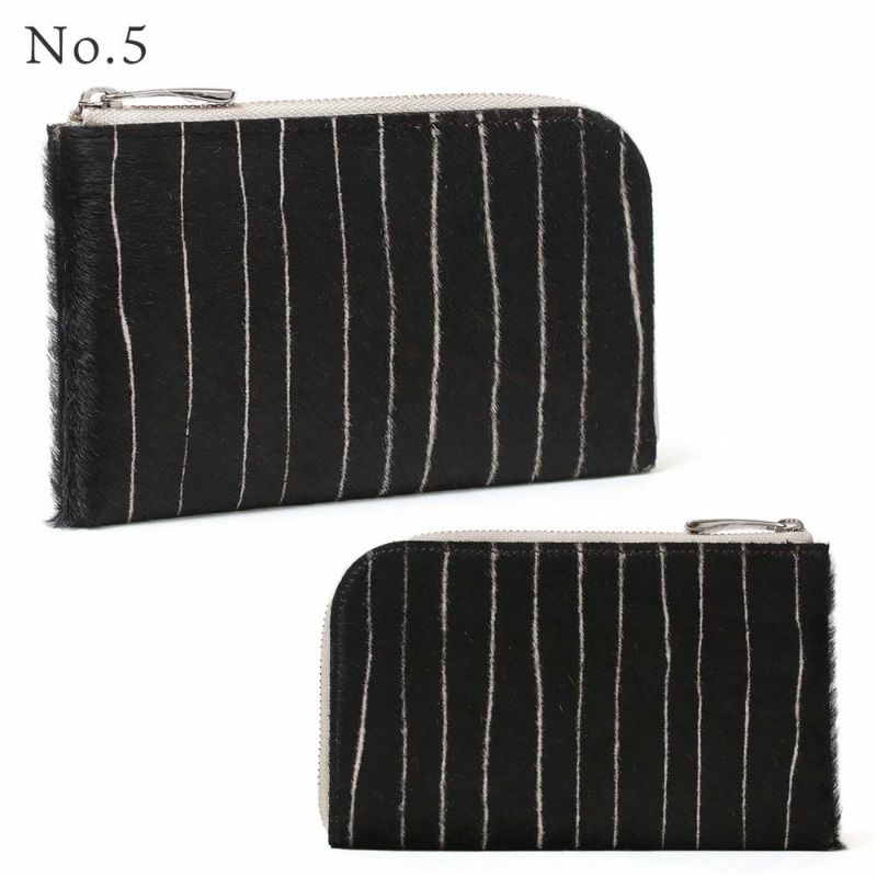 限定＿ミコノス＿L字ファスナー中＿コンパクト財布＿ヘアカーフ＿ハラコ＿バリエーション