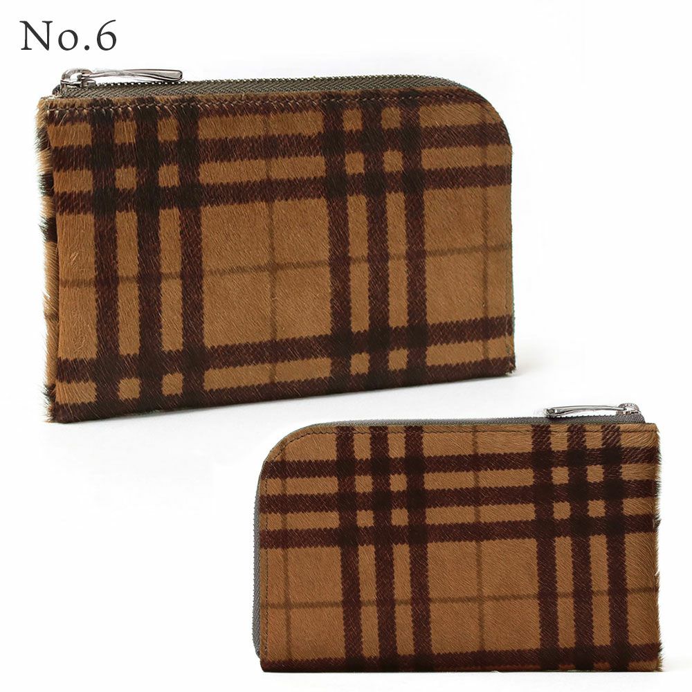 限定＿ミコノス＿L字ファスナー中＿コンパクト財布＿ヘアカーフ＿ハラコ＿バリエーション